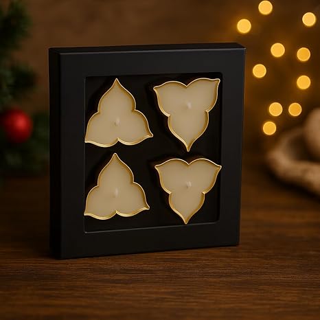 Scented Candles Box for Festival Gifts, Scented Candles Set of 4 ( TCMH495-1BOX)