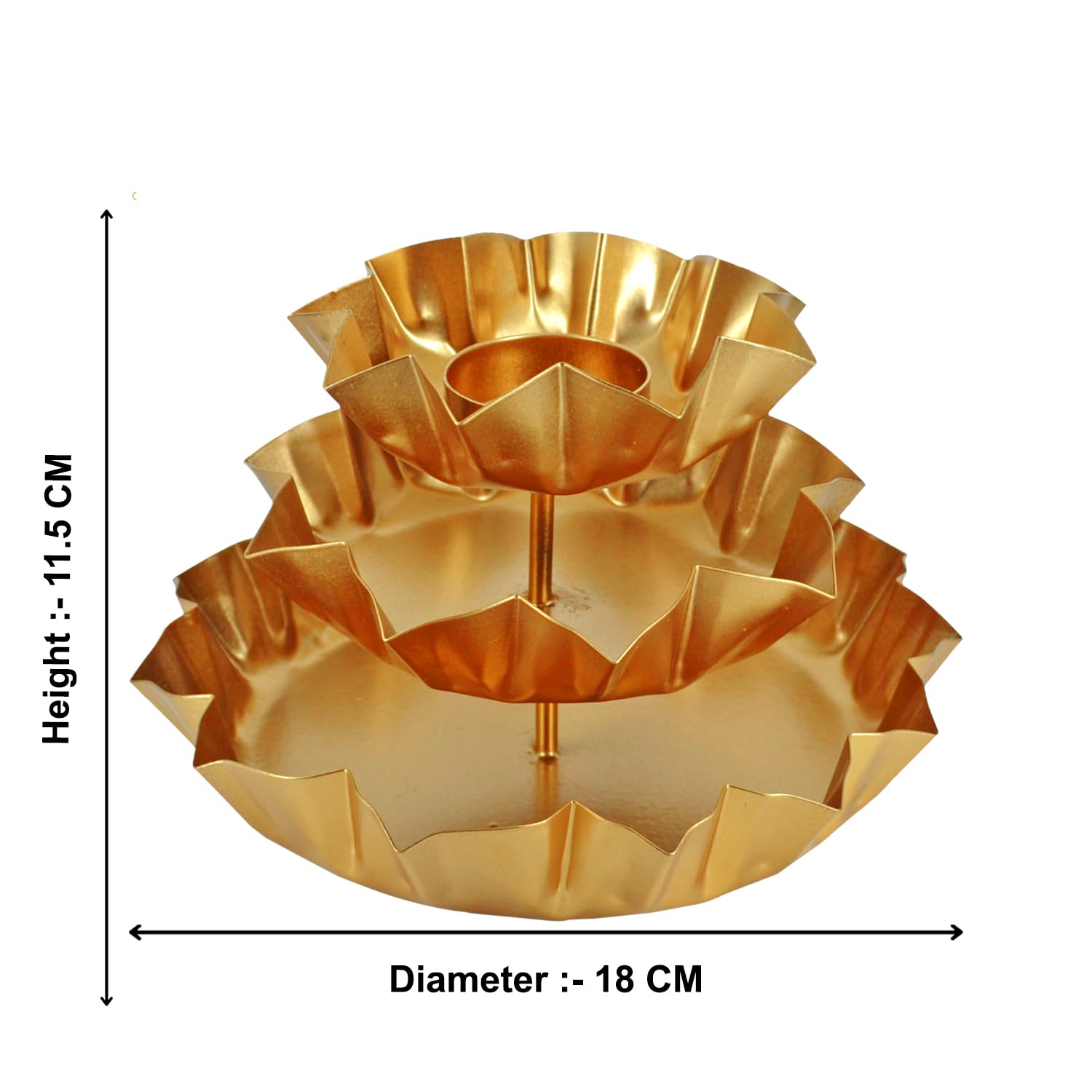 Urli Bowl Tealight Candle Holder Set, Diwali Decoration Items (TMS204)