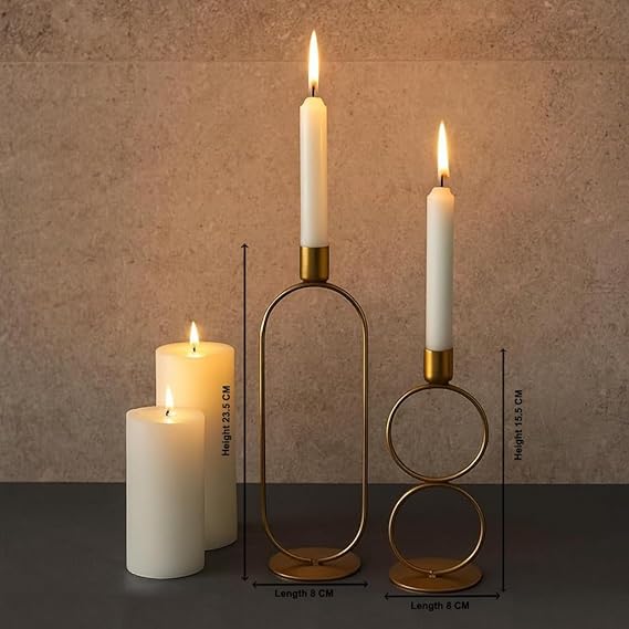 Taper Candle Holder Set of 2 ( TCMH488-1BOX )