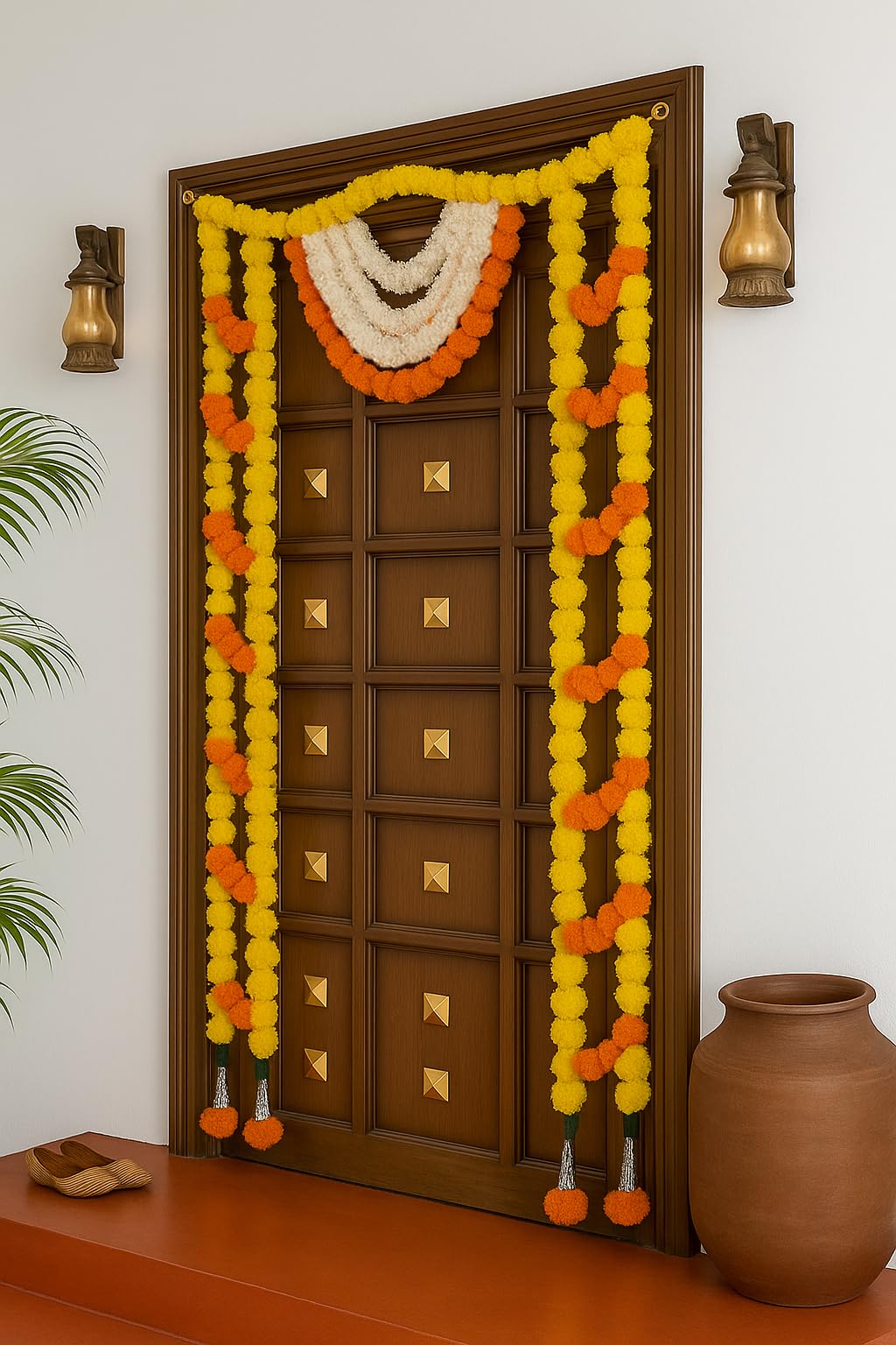 Toran for Main Door Entrance, Thoranam for Entrance Door, Diwali Decoration ( TORAN184 )