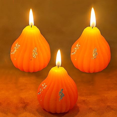 Soya Wax Candles Set of 20 Modak Shape Wax Candles for Festival Decor (TCMH473-2PKT)