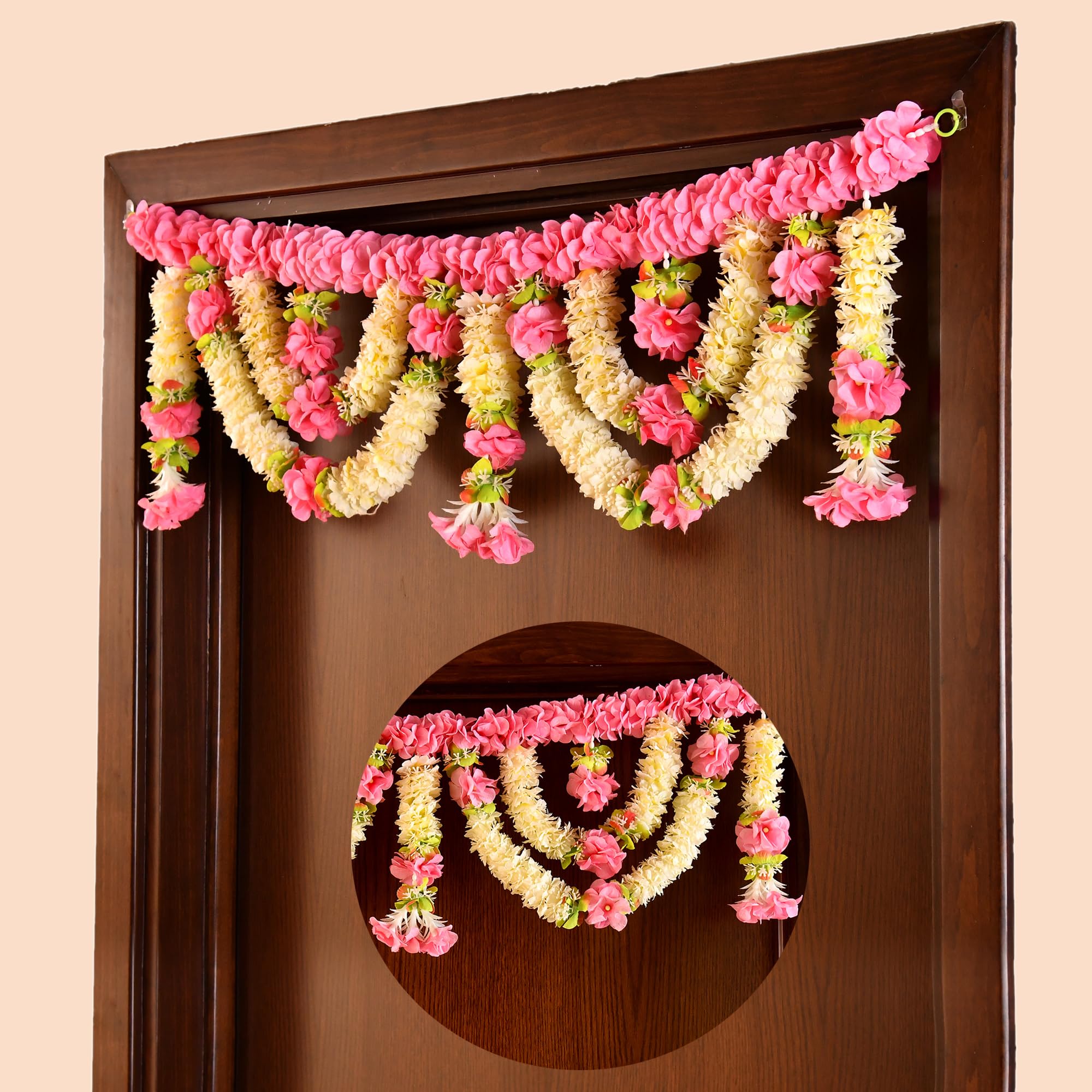 Toran for Main Door Entrance, Diwali Decor Items, Artificial Flowers for Decorations, Diwali Decoration ( TORAN195)