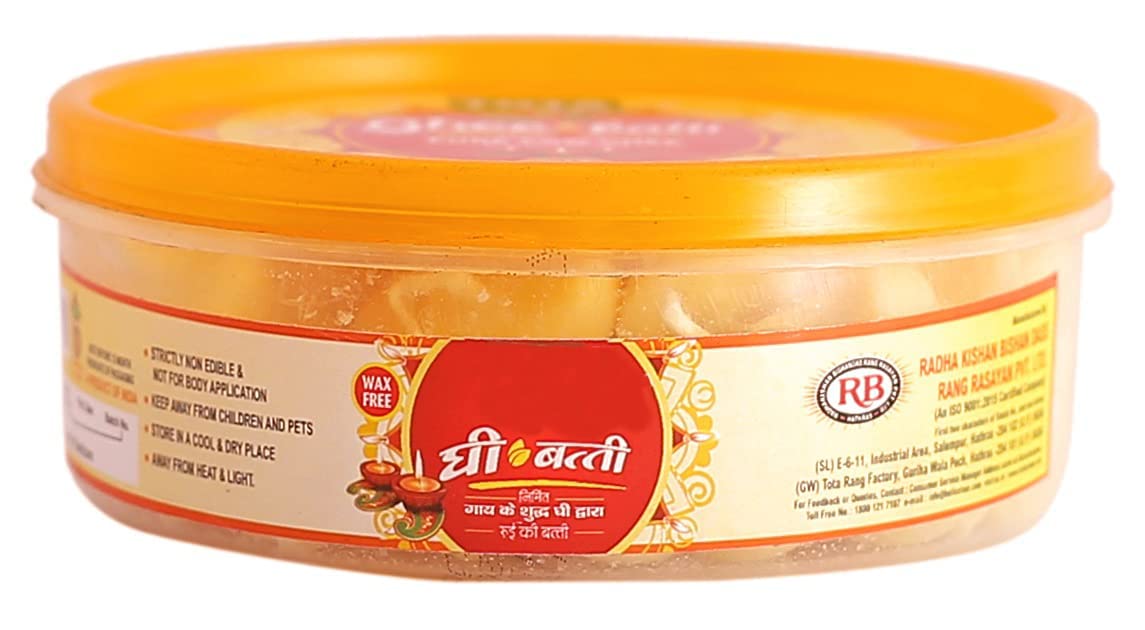 Readymade Diya Ghee Batti Cotton Wicks for Poojan