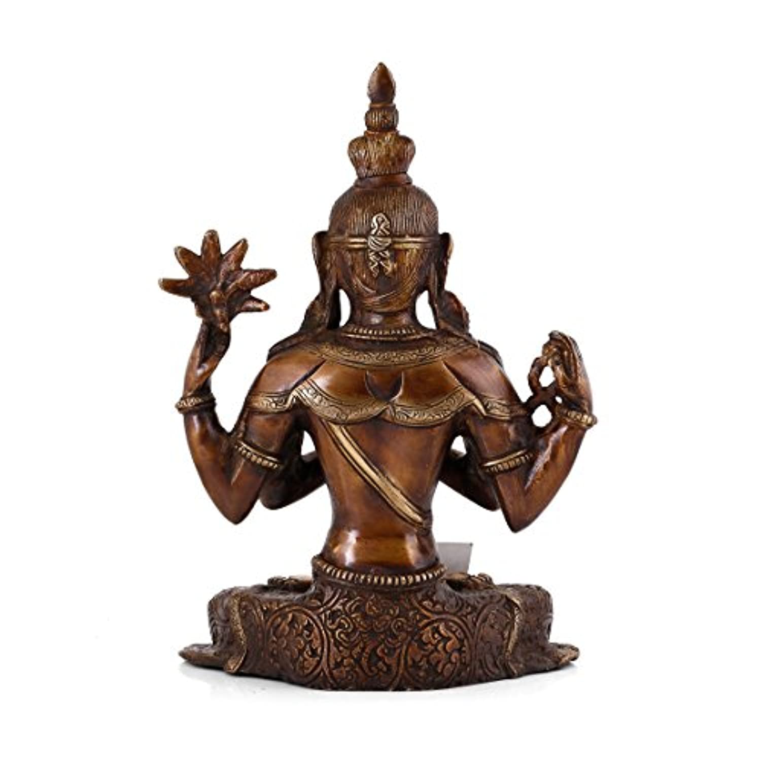 Dharmachakra Buddha Brass Idol Statue
