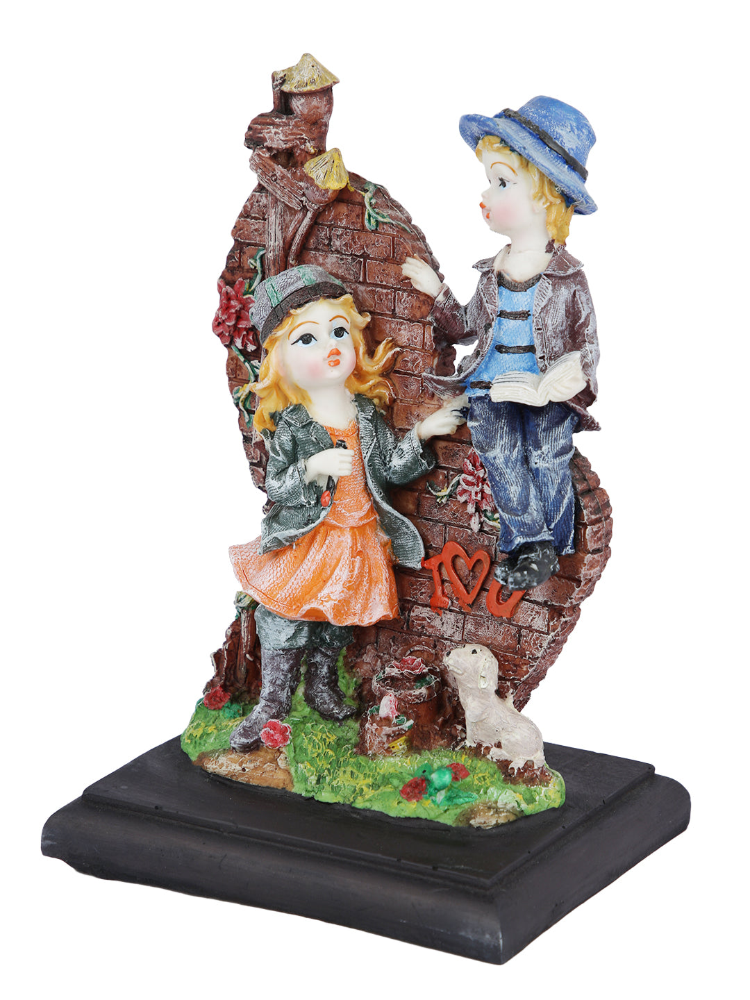 Handmade Couple Resin Miniature Showpiece CPLMAS115