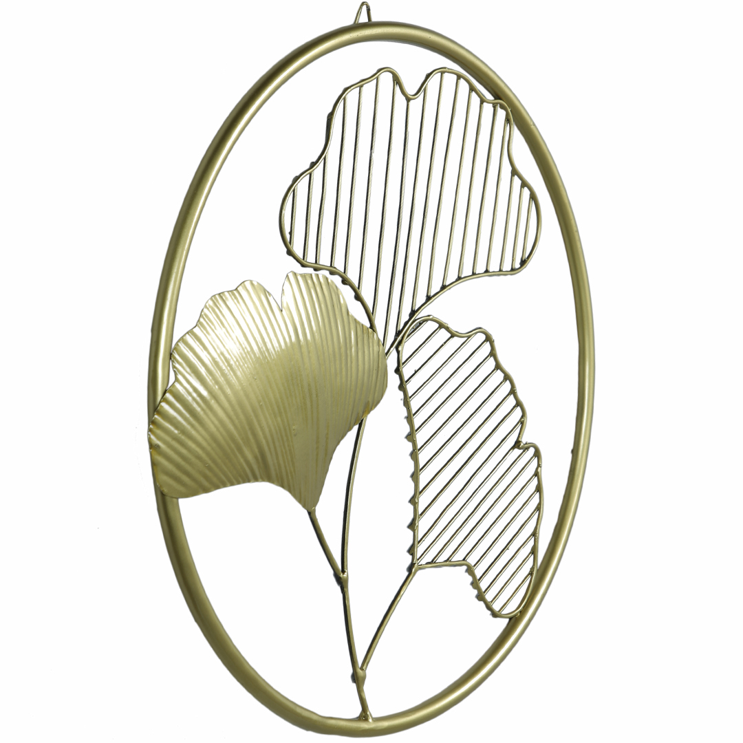 Metal flower Ring wall hanging