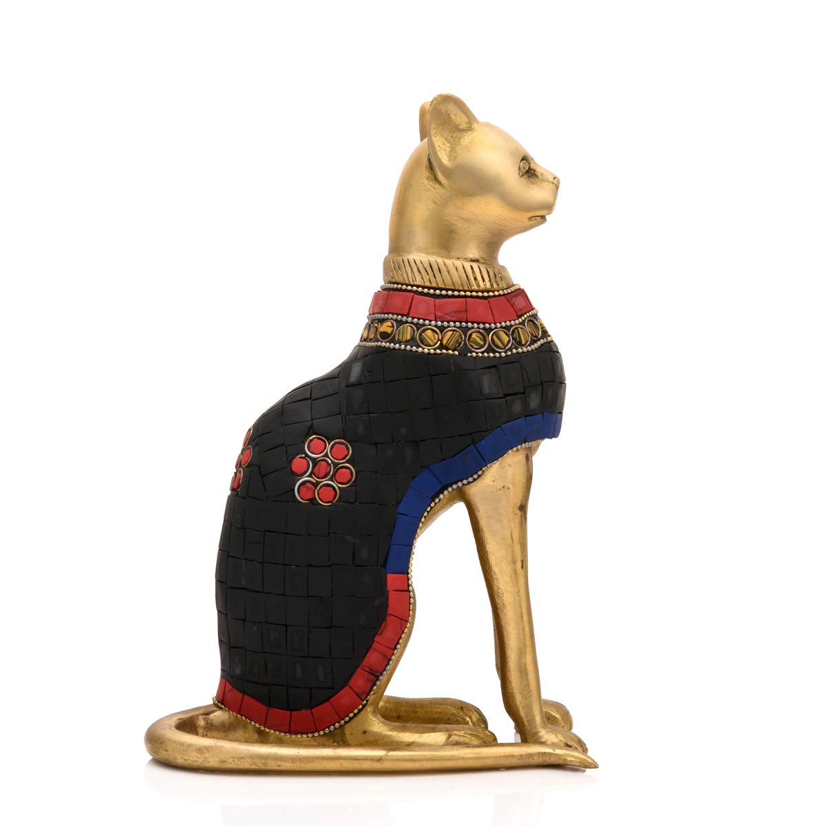 Feng Shui Kitty Cat Decorative Brass Showpiece