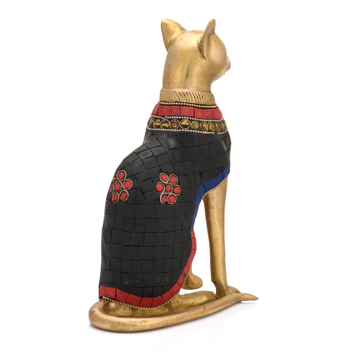 Feng Shui Kitty Cat Decorative Brass Showpiece