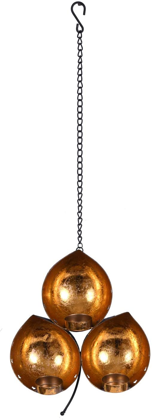 Iron Eye Shaped Wall Sconce Votive Tealight Holder