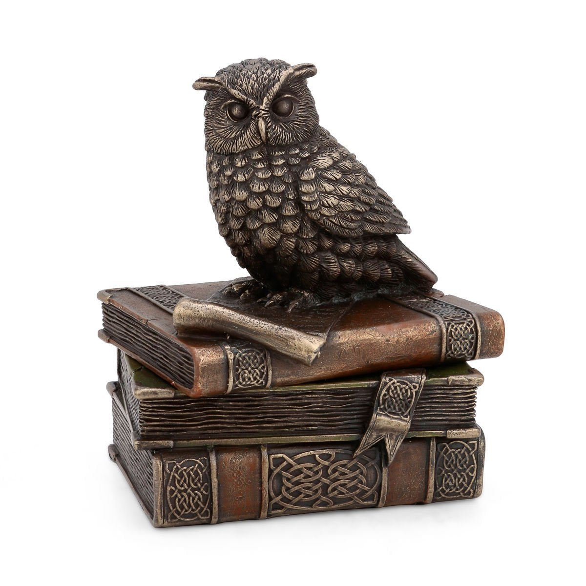 Owl showpiece with jewelry box DFCS102