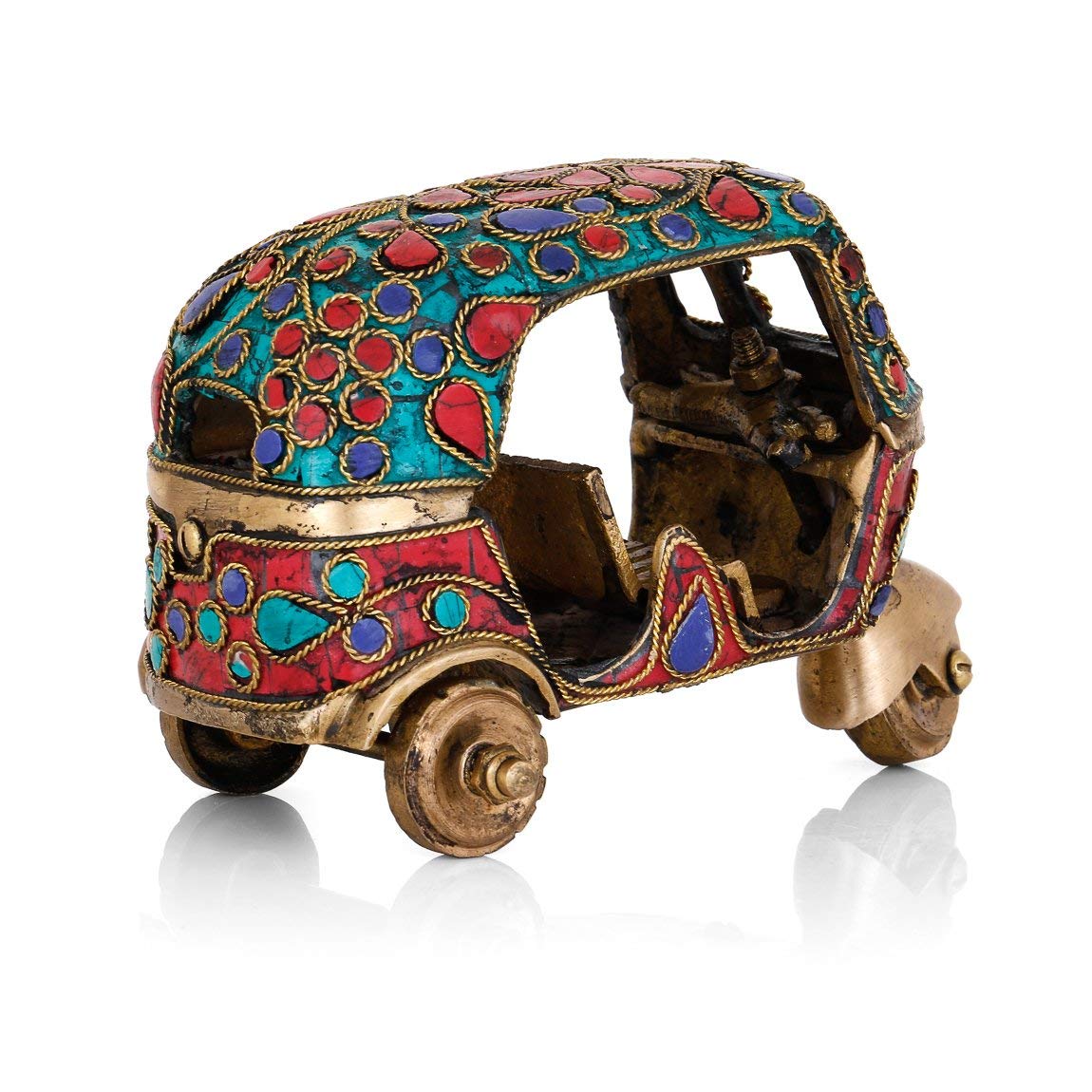 Brass Auto Rickshaw Decorative artpiece DFTS118
