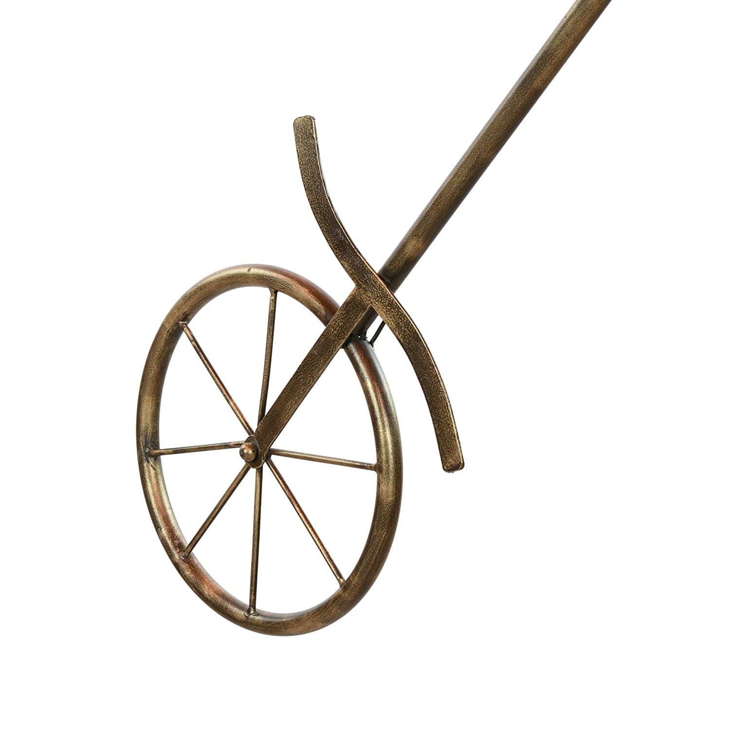 Metal Ancient Wheels Cycle Mounted Wall Hanging Showpiece Dfmw245