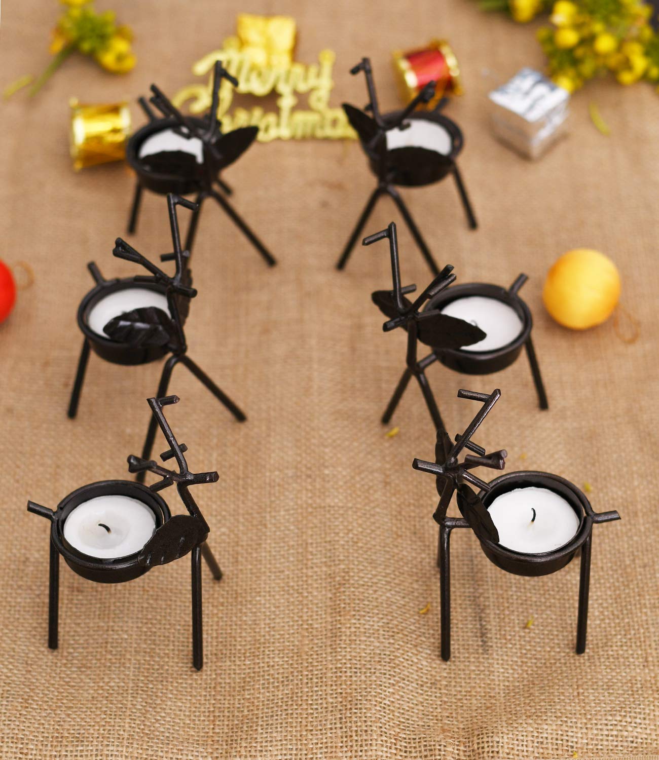 Reindeer Tealight Candle Holder for Home Decor