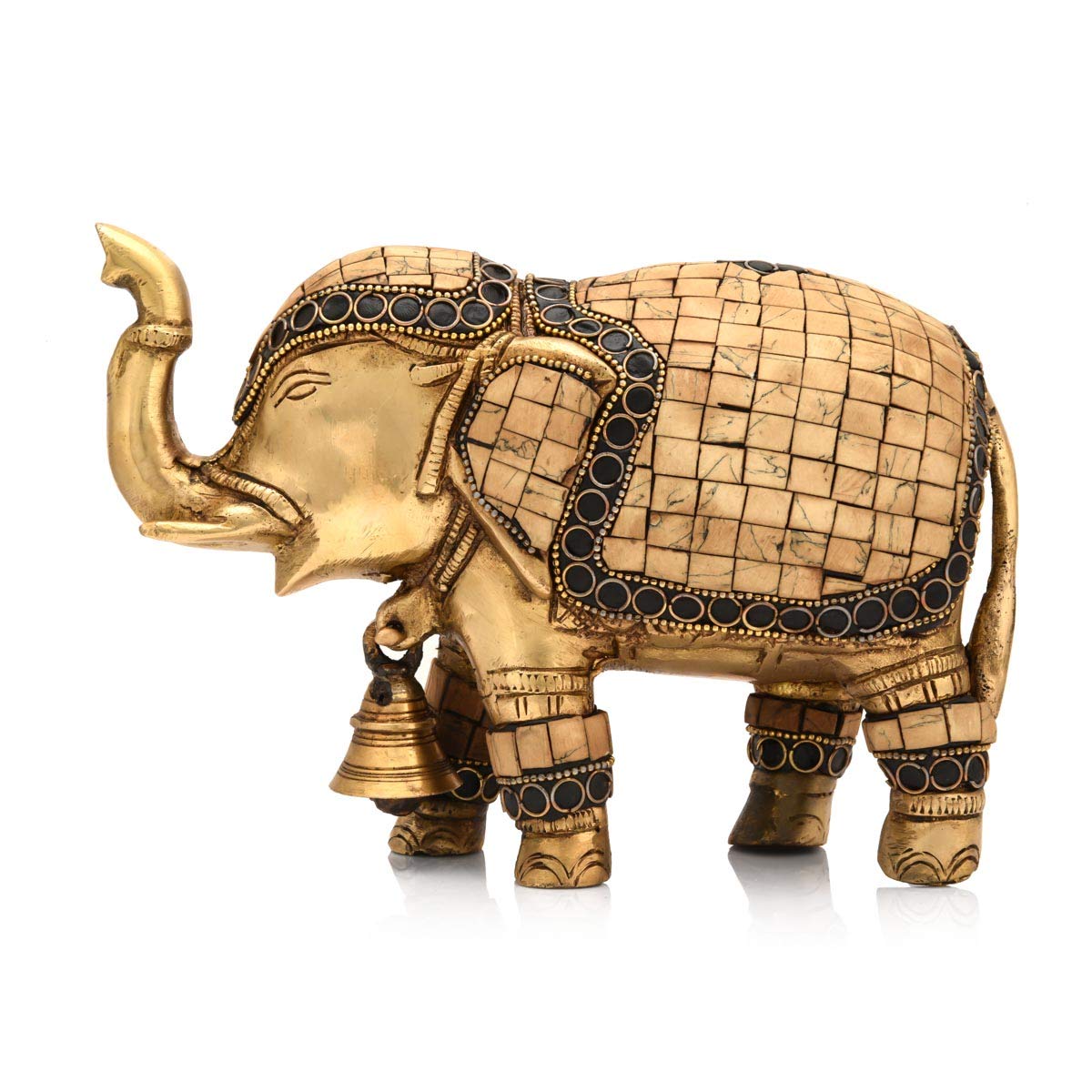 Brass Trunk Up Elephant Decorative Statue Dfbs165
