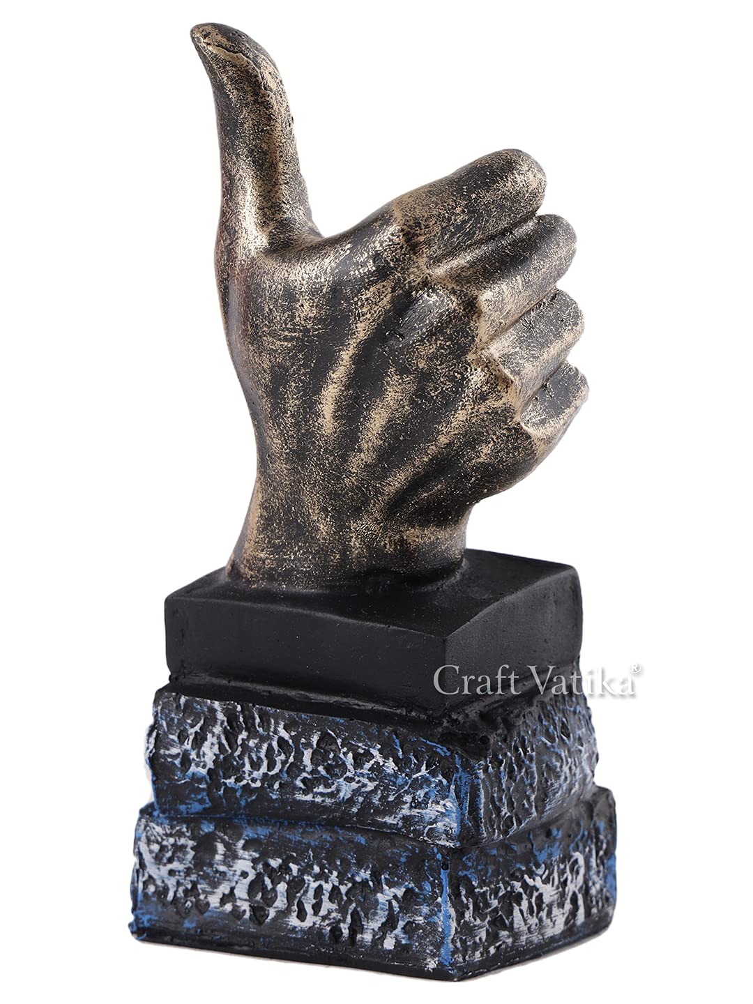 Resin Hand Gesture Thumbs Up Sign Decorative Figurine