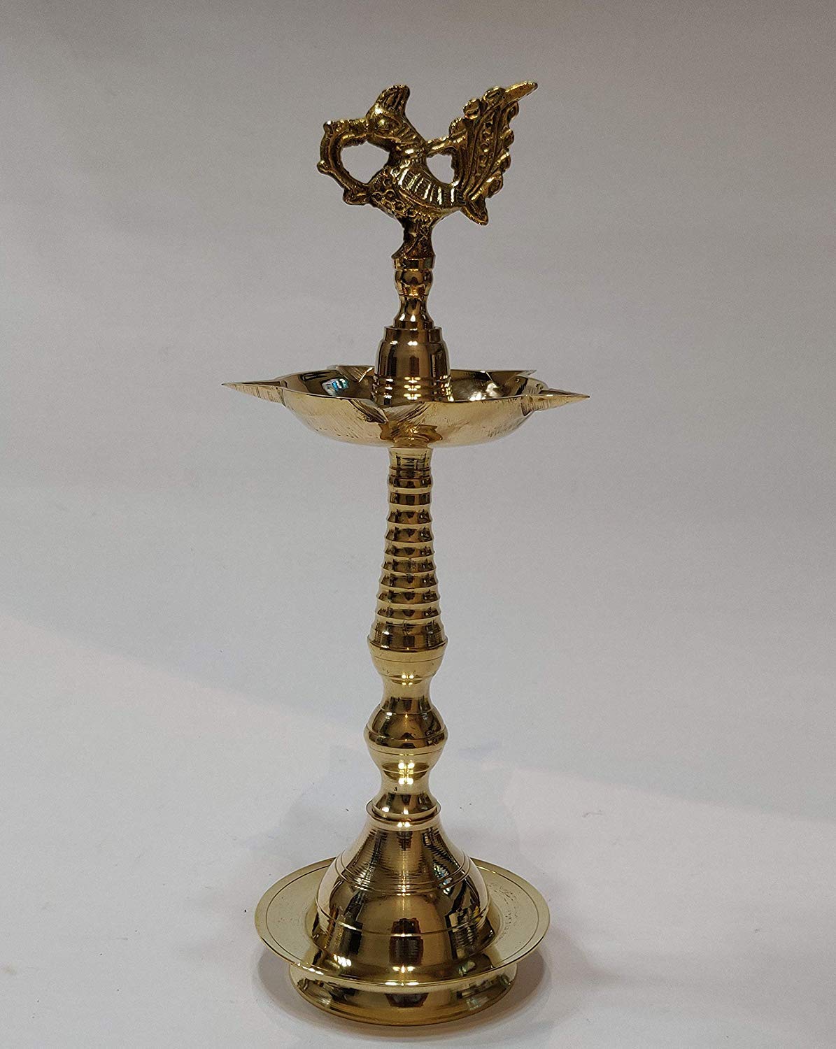 Brass Kerala Peacock Diya DFBS237
