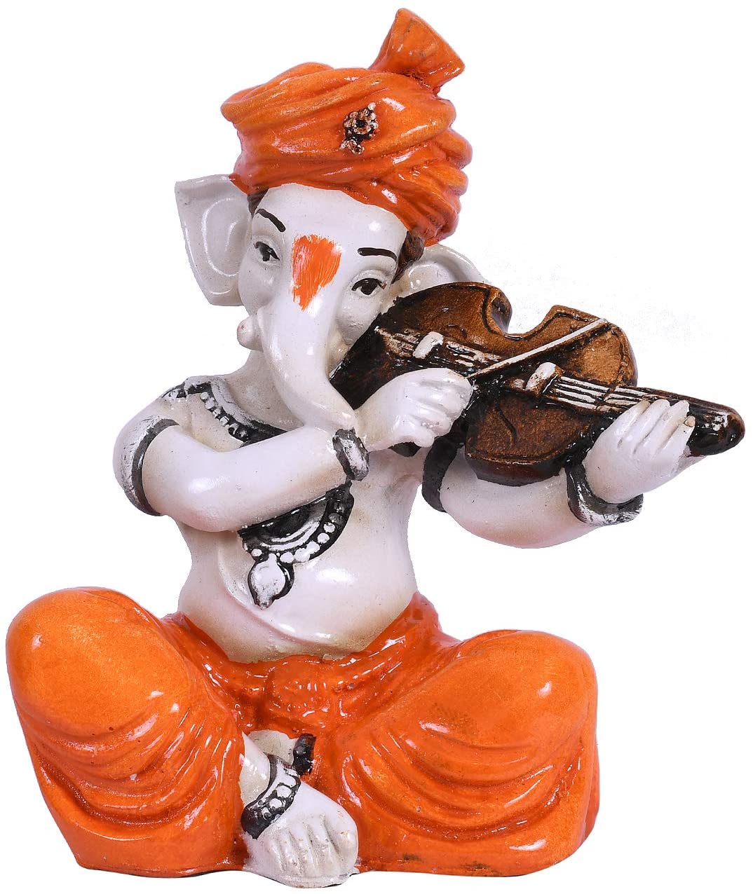 Showpiece of musician Lord Ganesha playing violin Statue