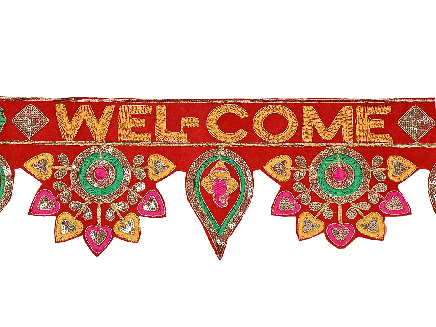 Welcome Bandarwal Handmade Toran for Door Decoration