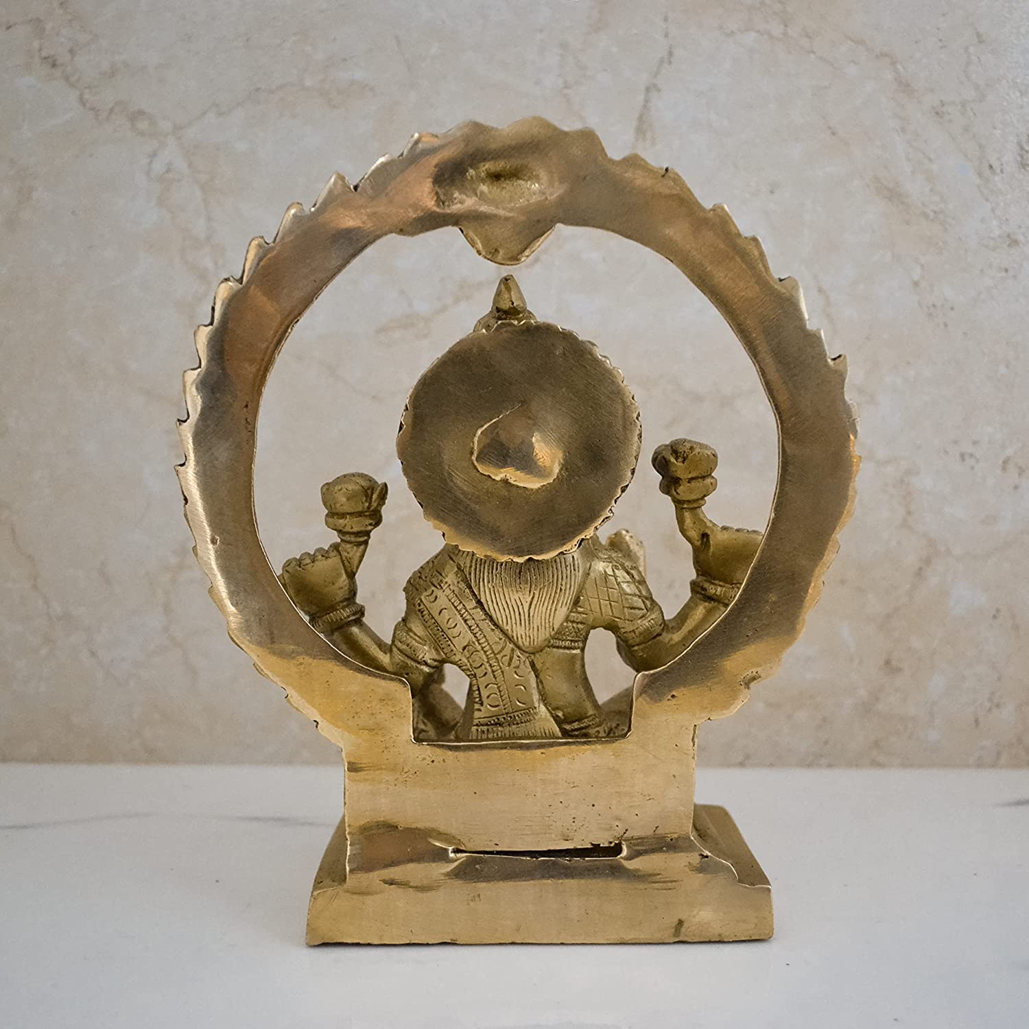 Goddess Lakshmi Sitting Posture Brass Idol