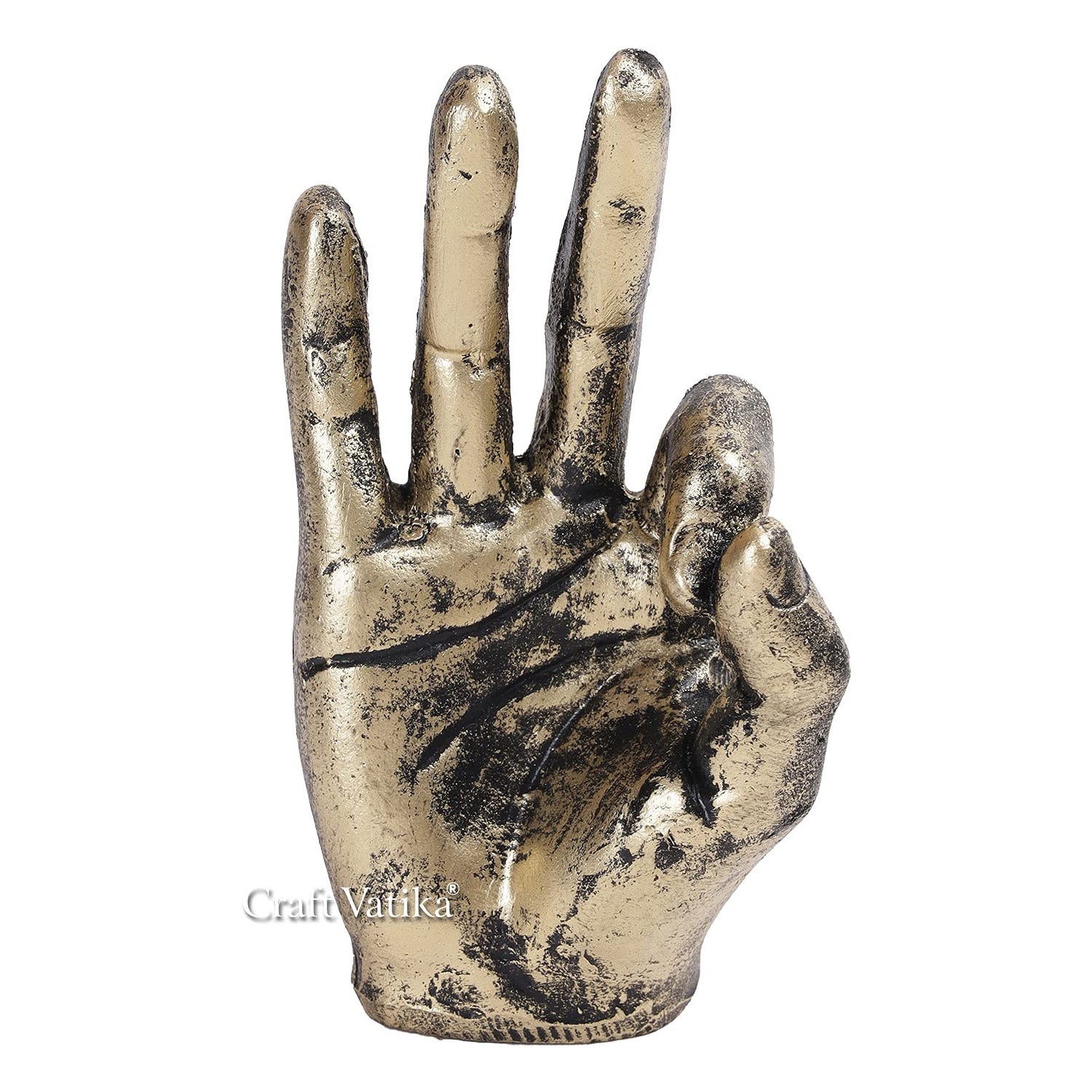 Ok Sign Hand Finger Gesture Decorative Desk Showpiece