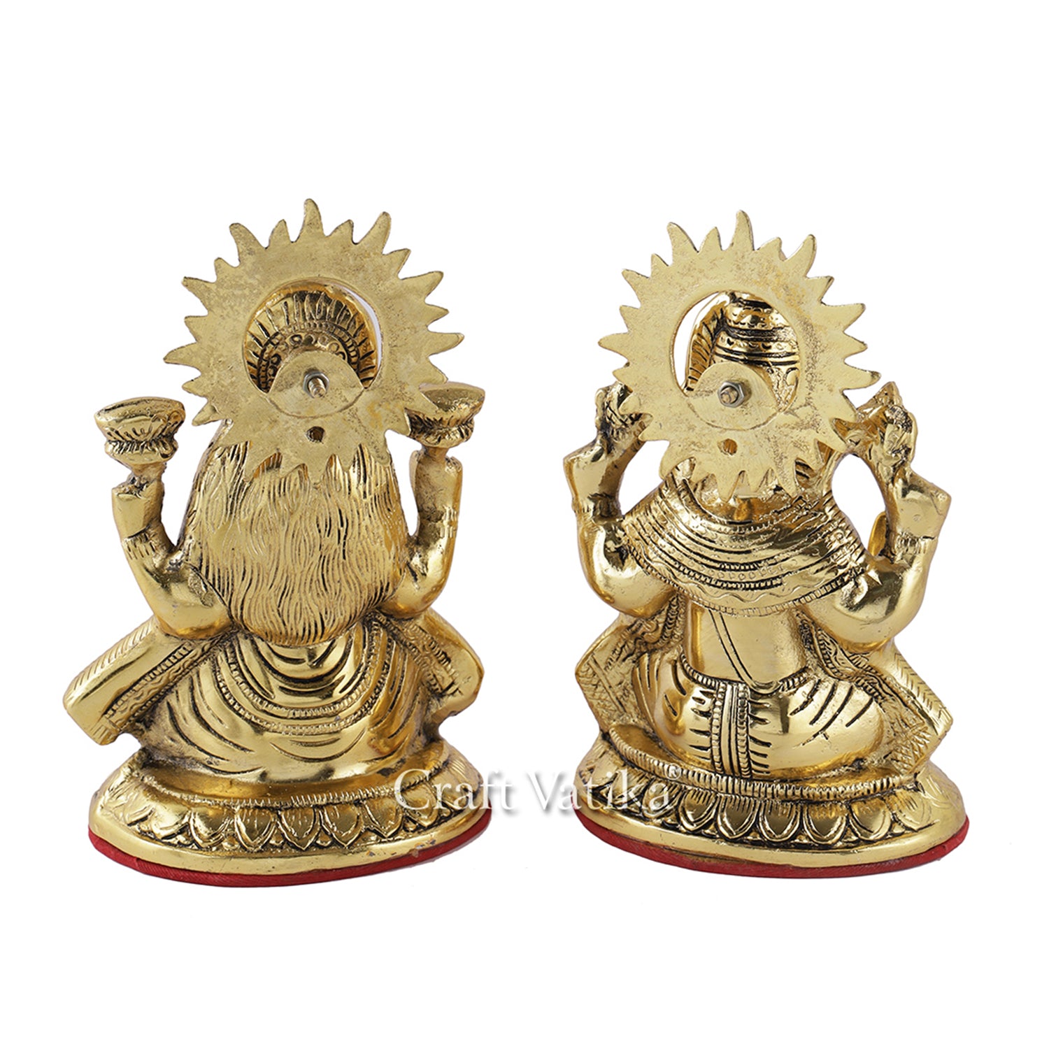 Lakshmi Ganesha Worship Idols Statue Set