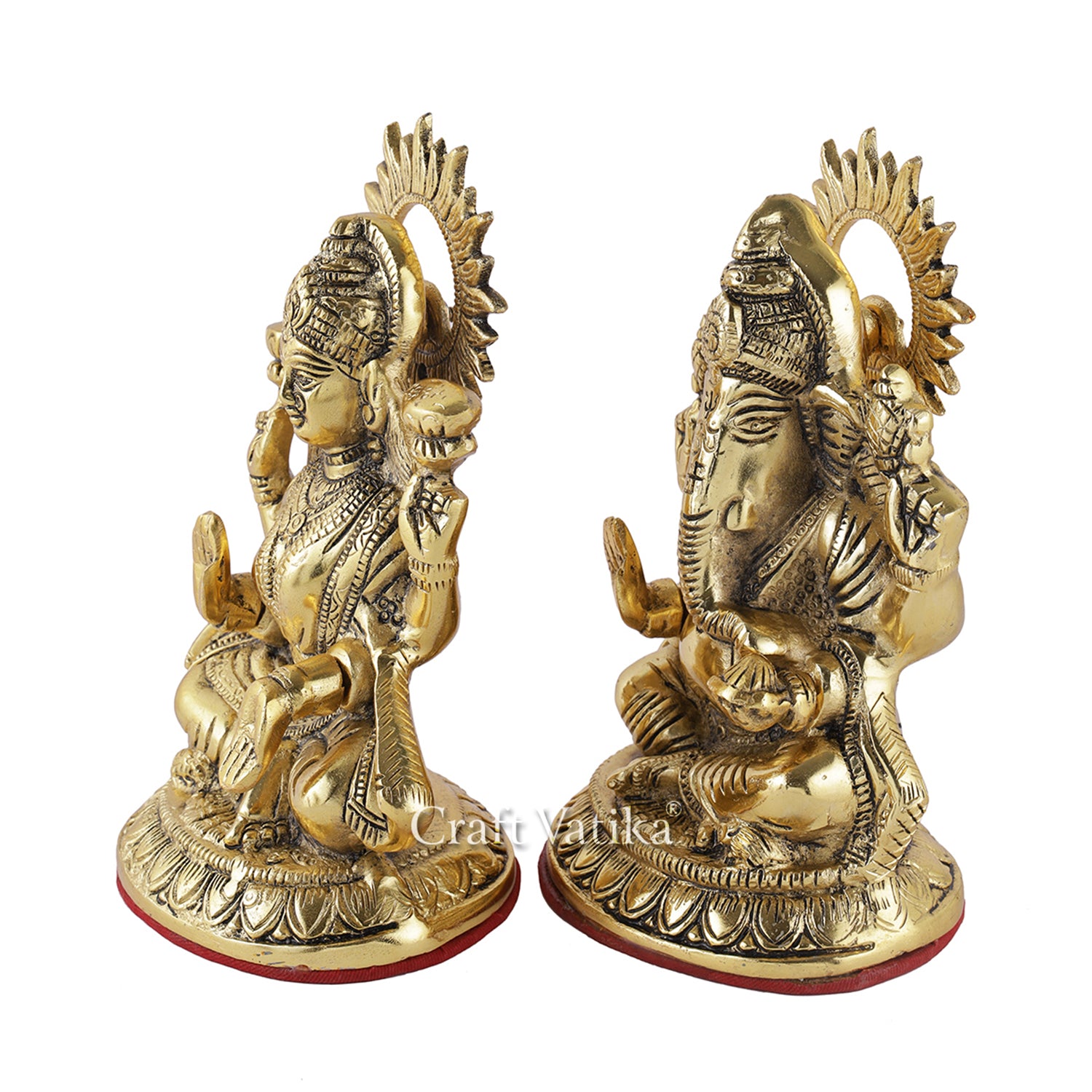 Lakshmi Ganesha Worship Idols Statue Set
