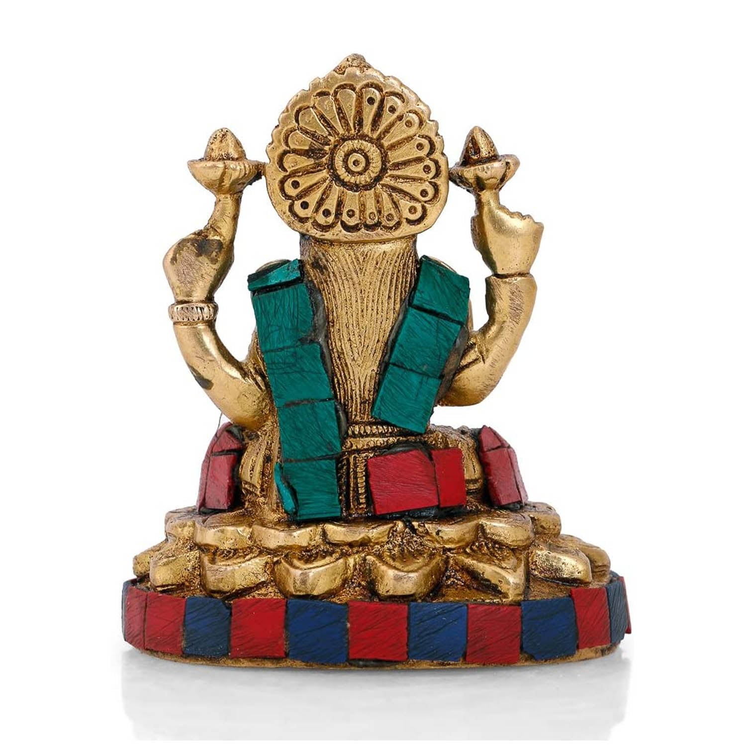 Goddess Lakshmi Handmade Idol Blessing Sculpture Showpiece