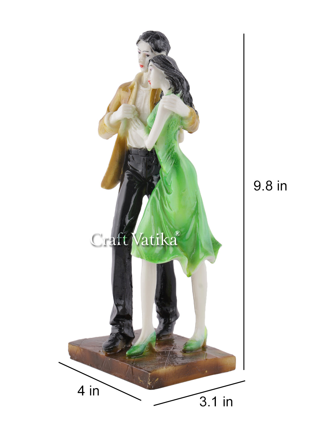 Handmade Love Couple Figurine Showpiece