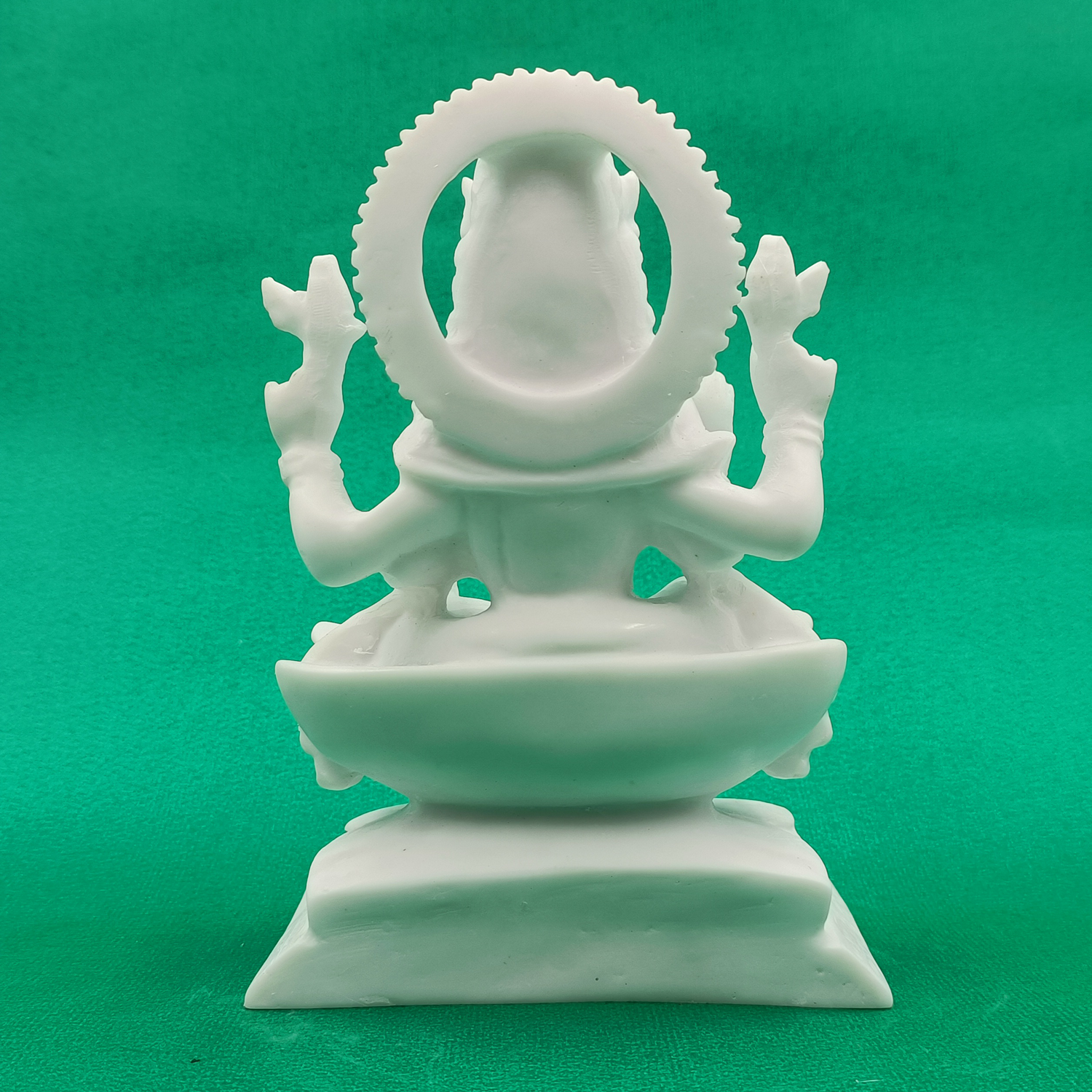 Marble Made Goddess Lakshmi Statue Diwali Puja Figurine