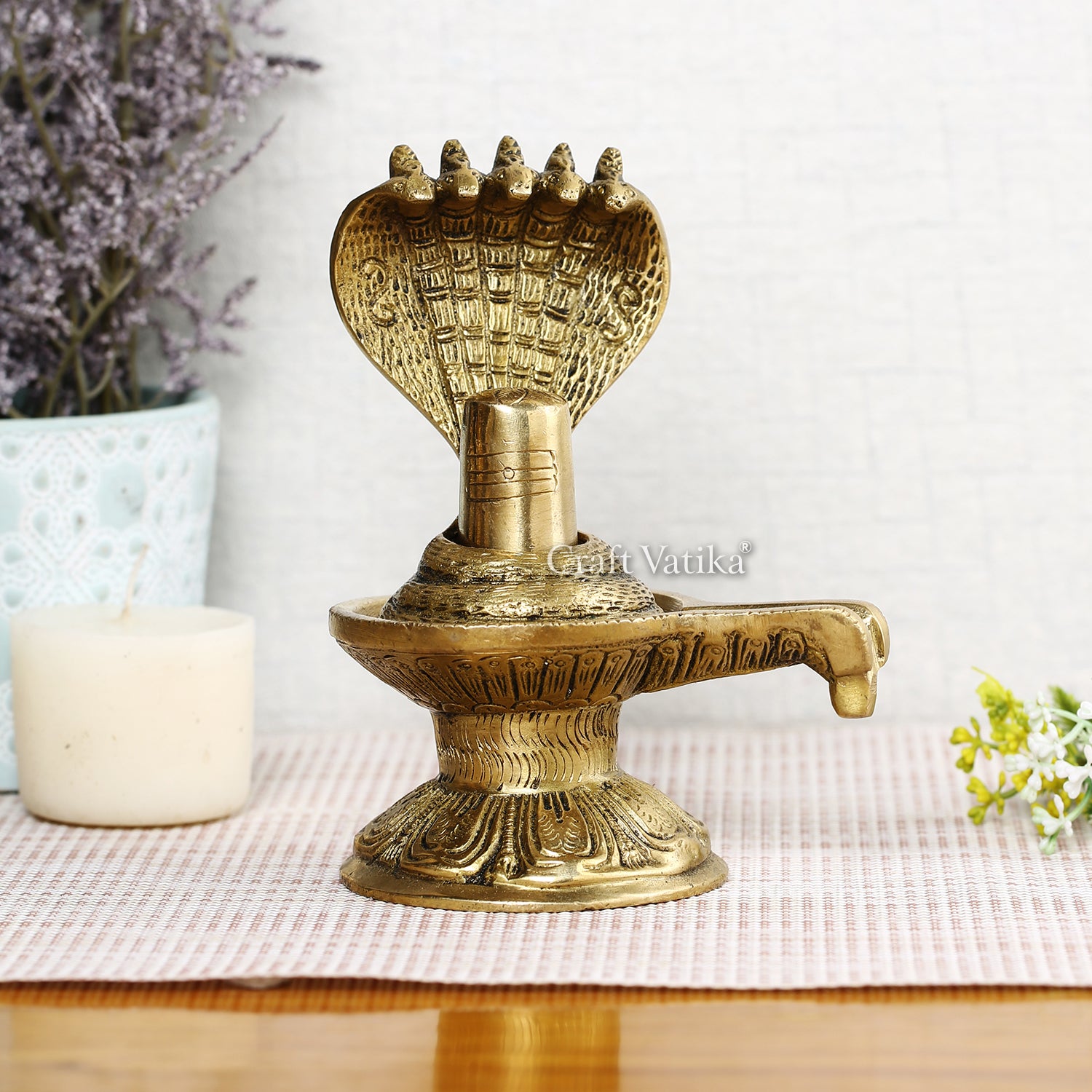 Shivling Brass Idol Shbs140