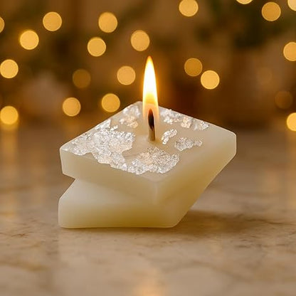 Soya Wax Candles Set of 12, Kajukatali Shape Wax Candles for Festival Decor ( TCMH474-2PKT)