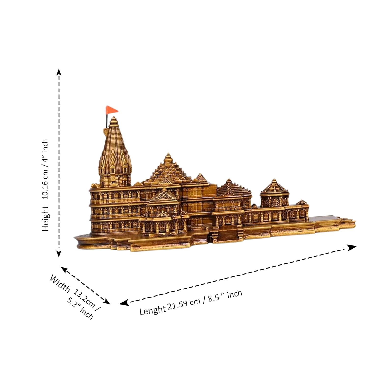 Ram mandir ayodhya model 3d resin model  RDBS117