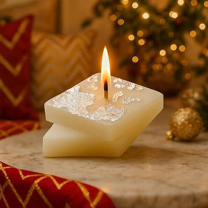 Soya Wax Candles Set of 12, Kajukatali Shape Wax Candles for Festival Decor ( TCMH474-2PKT)