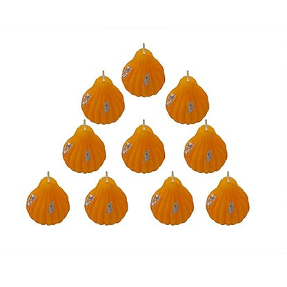 Soya Wax Candles Set of 20 Modak Shape Wax Candles for Festival Decor (TCMH473-2PKT)