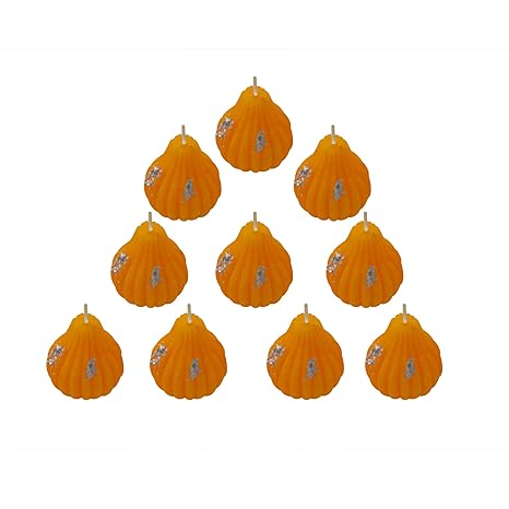 Soya Wax Candles Set of 20 Modak Shape Wax Candles for Festival Decor (TCMH473-2PKT)
