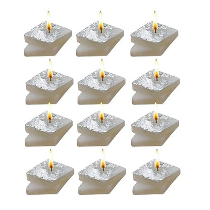 Soya Wax Candles Set of 12, Kajukatali Shape Wax Candles for Festival Decor ( TCMH474-2PKT)