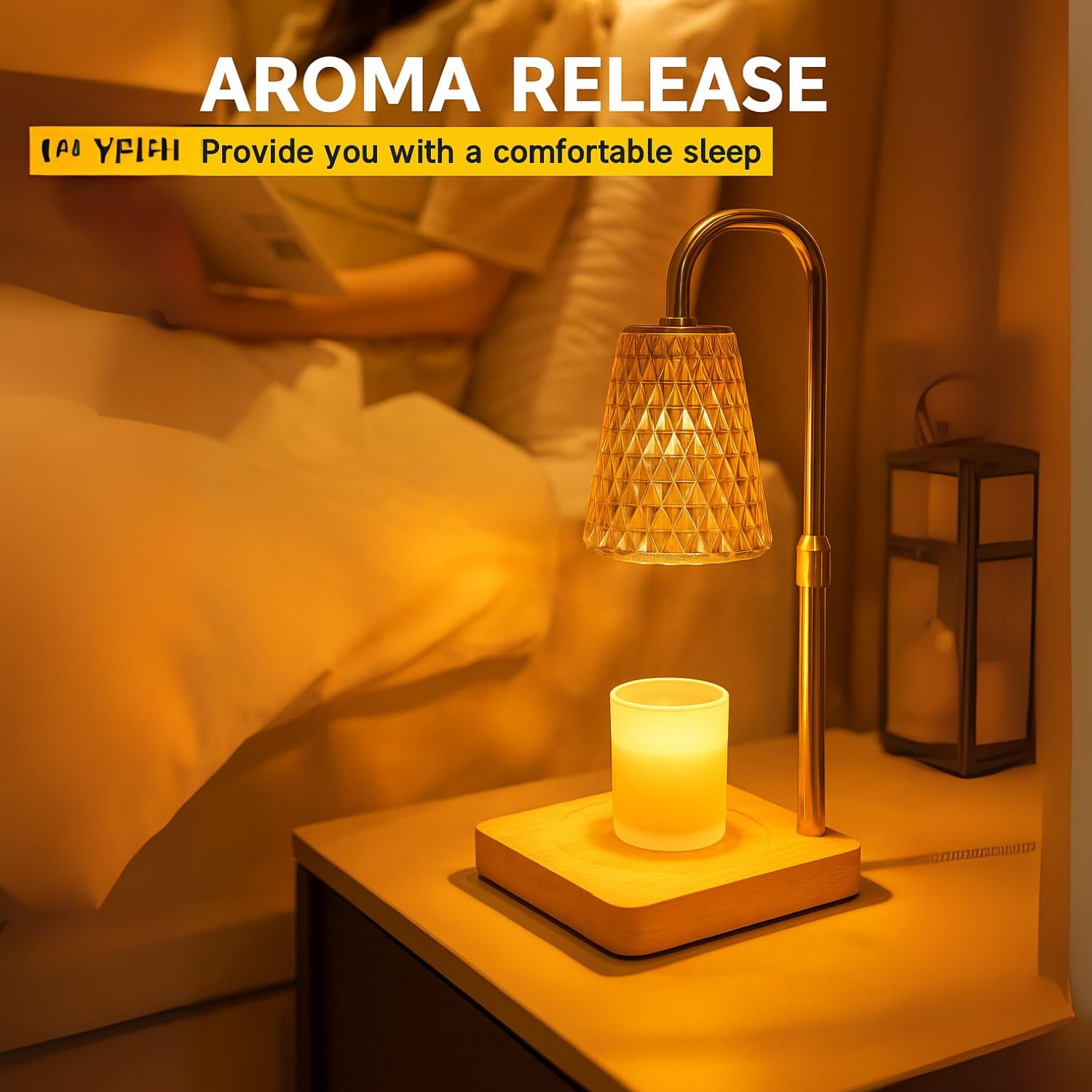 Candle Warmer Lamp, Adjustable Height Dimmable Candle Warmer, Candle lamp ( LAMPT129 )