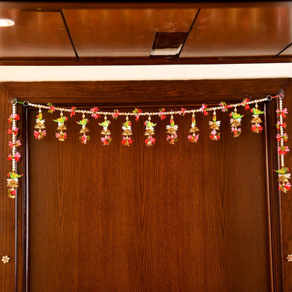 Toran for Main Door Entrance, Diwali Decor Items, Bandarwal Toranam for Mandir Decorations ( TORAN198 )