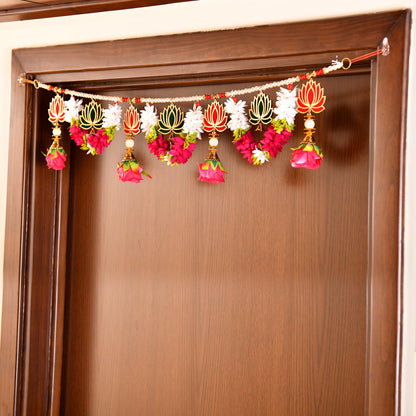 Toran for Main Door Entrance, Diwali Decor Items, Toran for Pooja Mandir, Diwali Decoration (TORAN197)