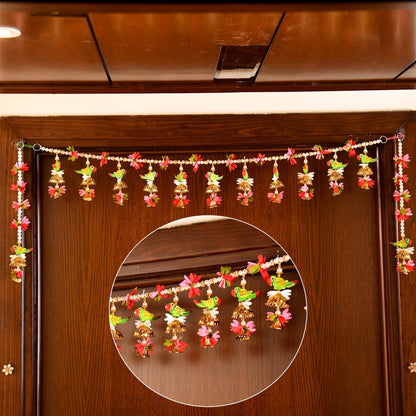 Toran for Main Door Entrance, Diwali Decor Items, Bandarwal Toranam for Mandir Decorations ( TORAN198 )