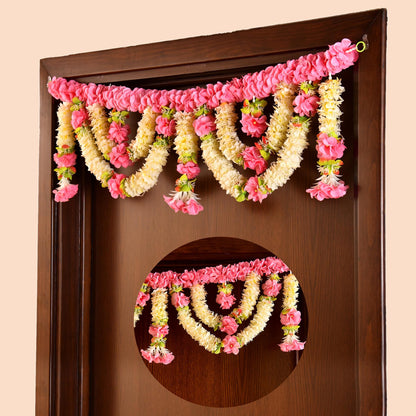 Toran for Main Door Entrance, Diwali Decor Items, Artificial Flowers for Decorations, Diwali Decoration  ( TORAN195)