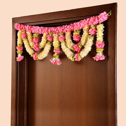 Toran for Main Door Entrance, Diwali Decor Items, Artificial Flowers for Decorations, Diwali Decoration  ( TORAN195)