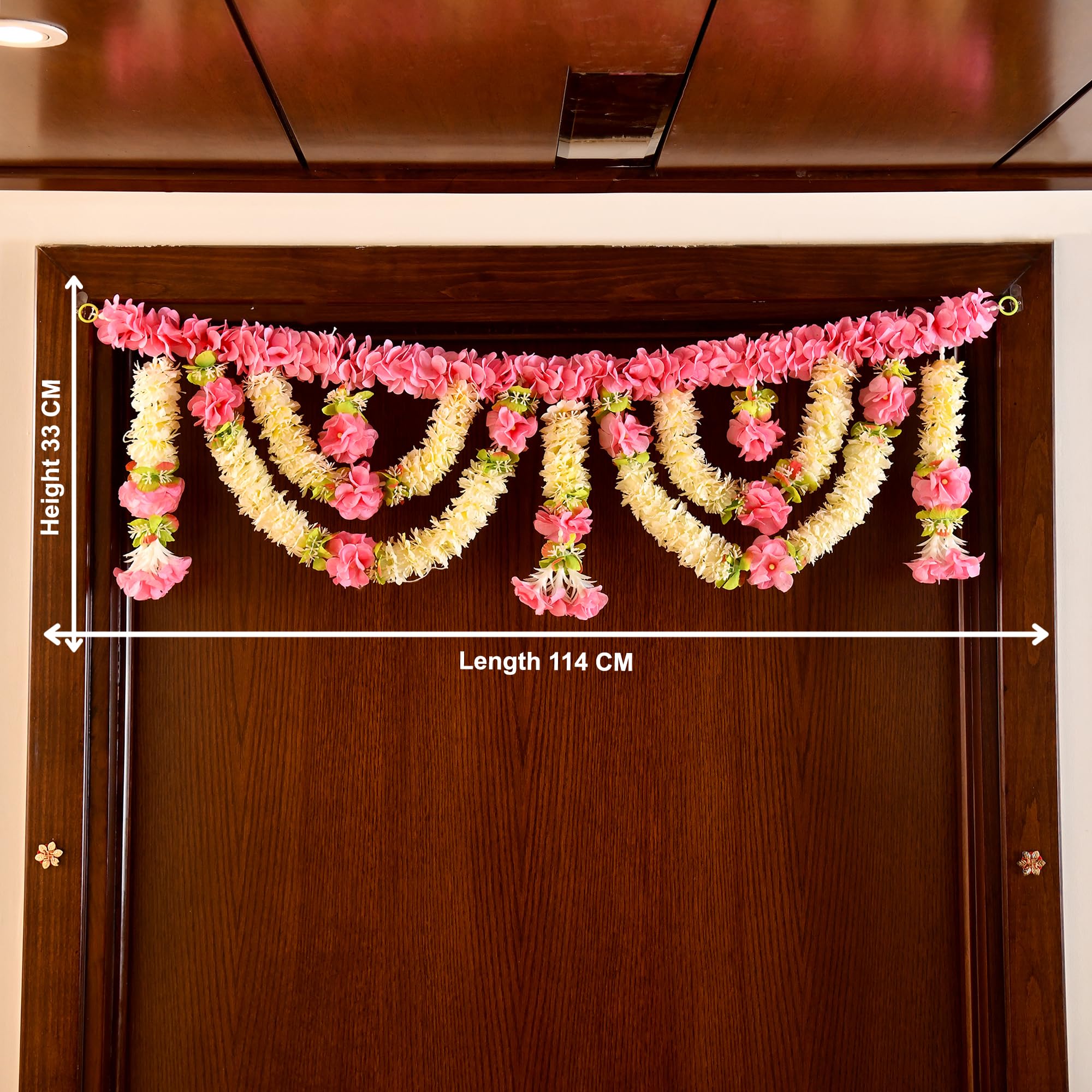 Toran for Main Door Entrance, Diwali Decor Items, Artificial Flowers for Decorations, Diwali Decoration  ( TORAN195)