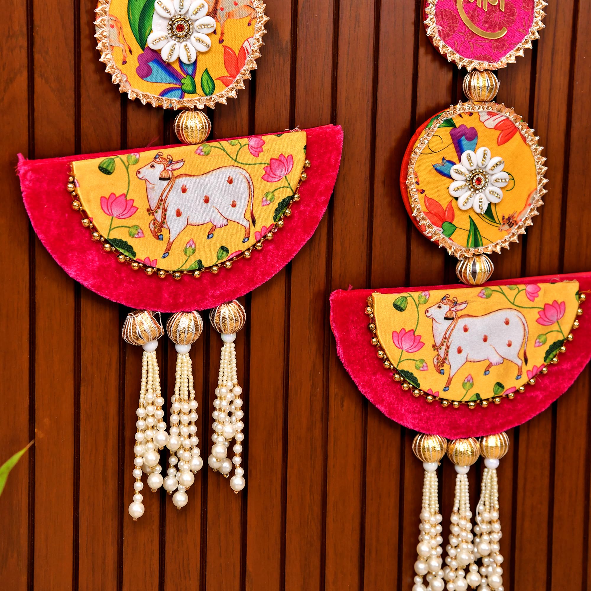 Shubh Labh for Door Entrance Latkan Wall & Door Hanging Decoration Items ( LTKN155-1SET )