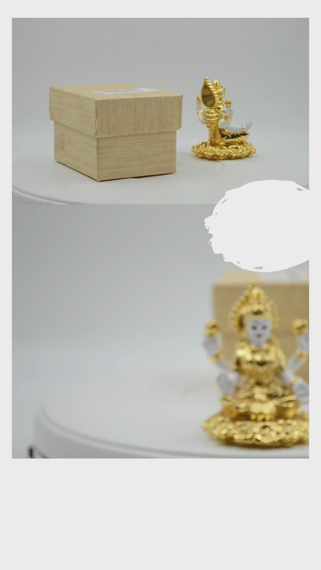 Gold Plated Laxmi Murti Lakshmi Idol Showpiece Lmas109