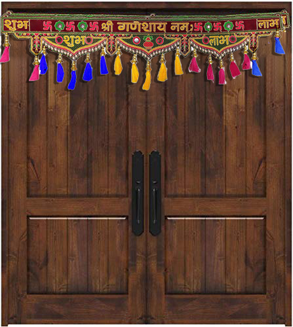 Shubh Labh Fancy Toran / Bandarwal Door Decor Hanging Toran-Djr95