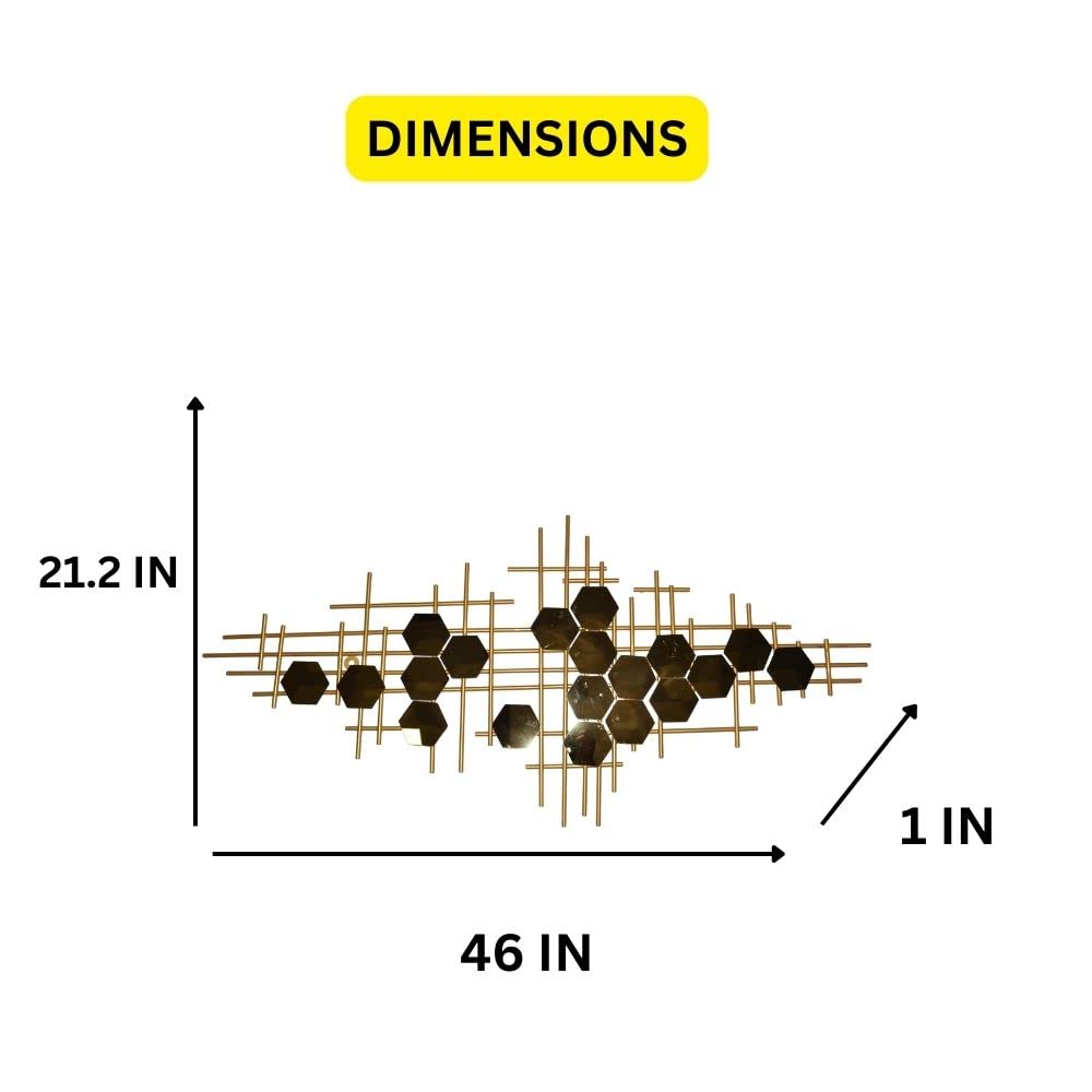 Metal Modern Wall Hanging Art 