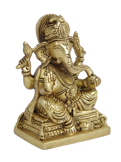 Lord Ganesha Brass Idol GBS251