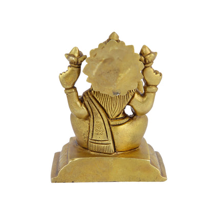 Goddess Lakshmi Sitting Posture Brass Idol, Lbs120