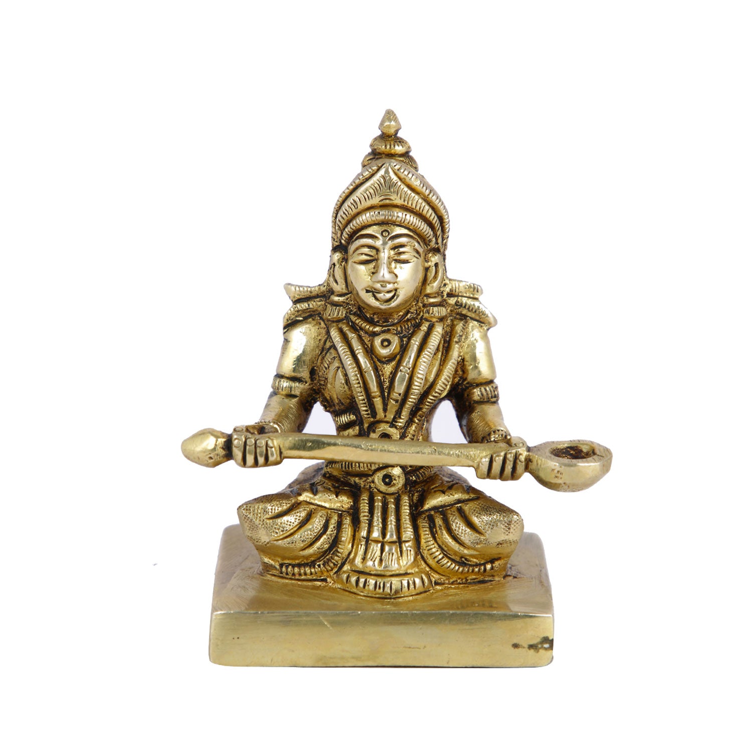 Brass Goddess Devi Annapurna Statue